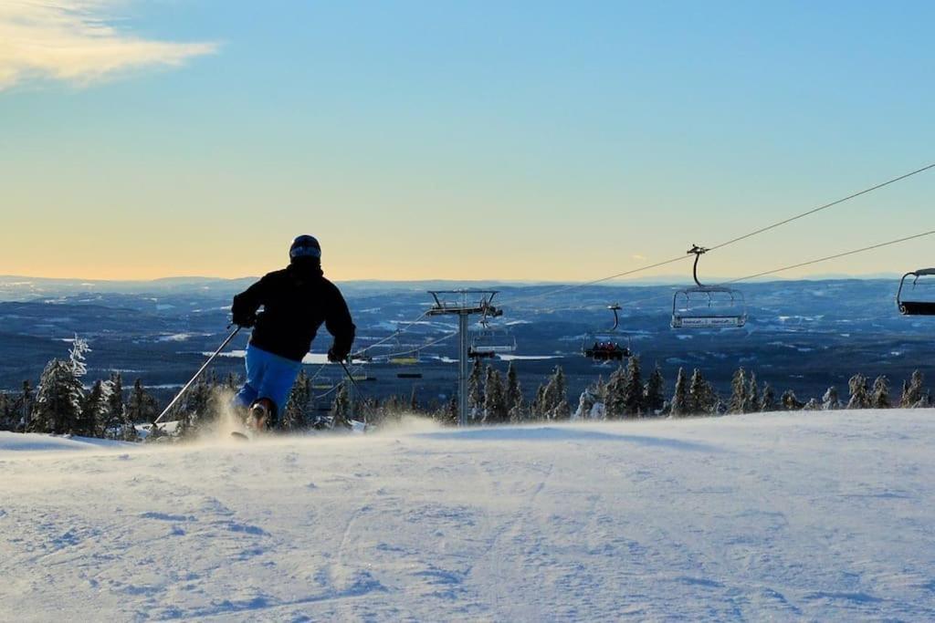 Beautiful Penthouse With Panoramic View At Sjusjoen Leilighet Eksteriør bilde
