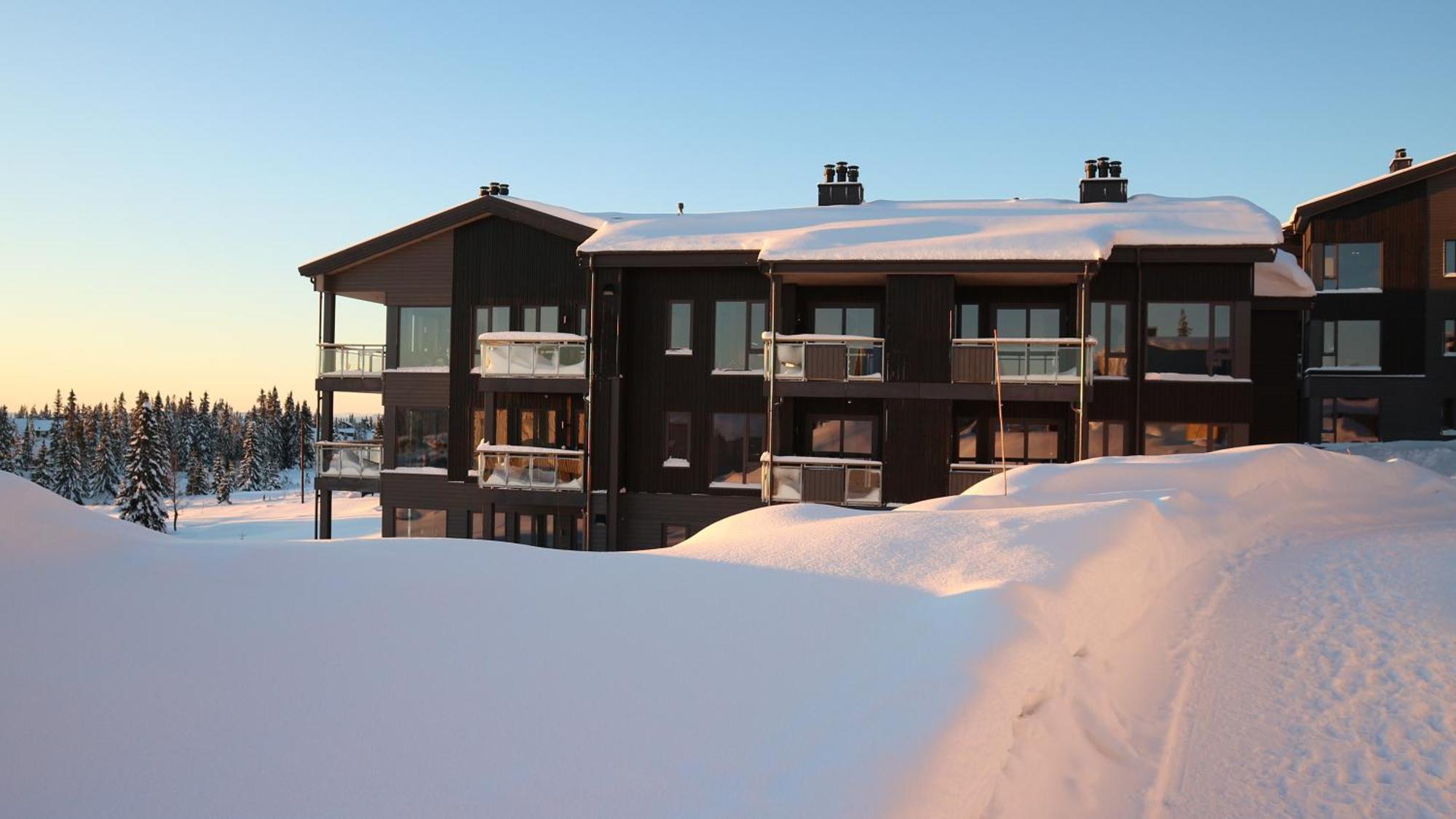 Beautiful Penthouse With Panoramic View At Sjusjoen Leilighet Eksteriør bilde
