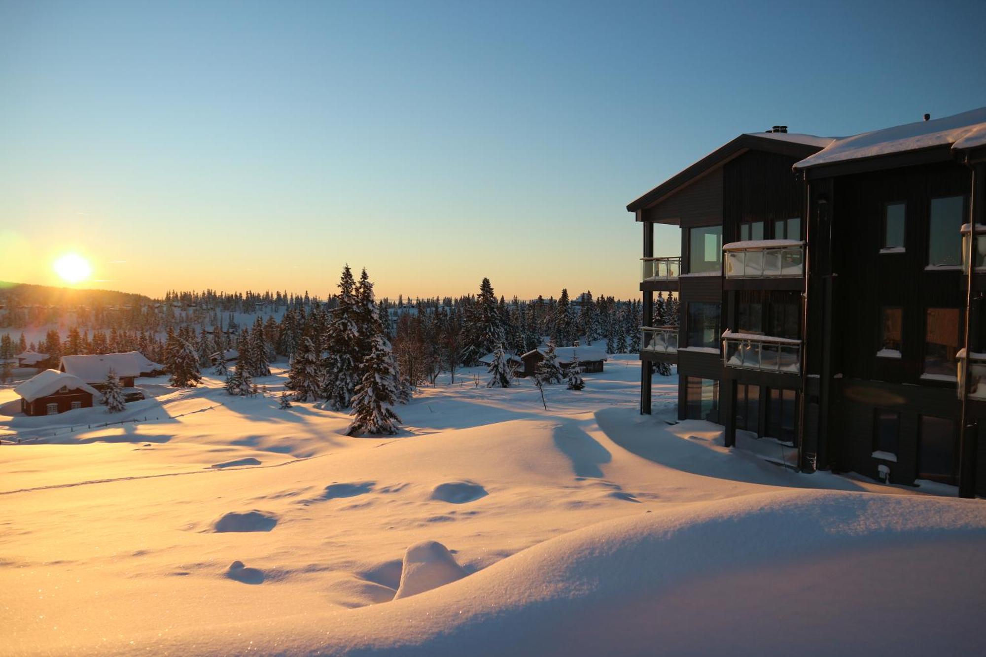 Beautiful Penthouse With Panoramic View At Sjusjoen Leilighet Eksteriør bilde