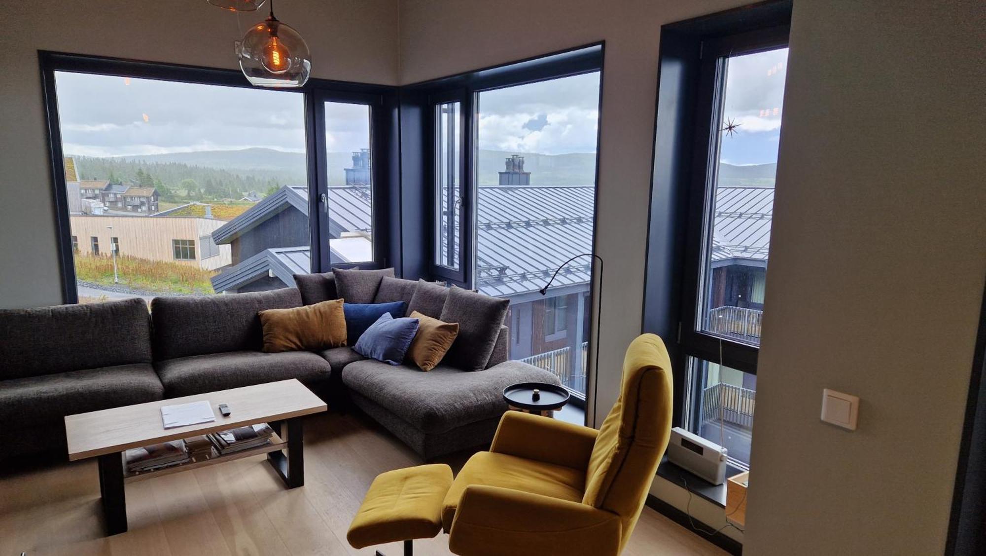 Beautiful Penthouse With Panoramic View At Sjusjoen Leilighet Eksteriør bilde